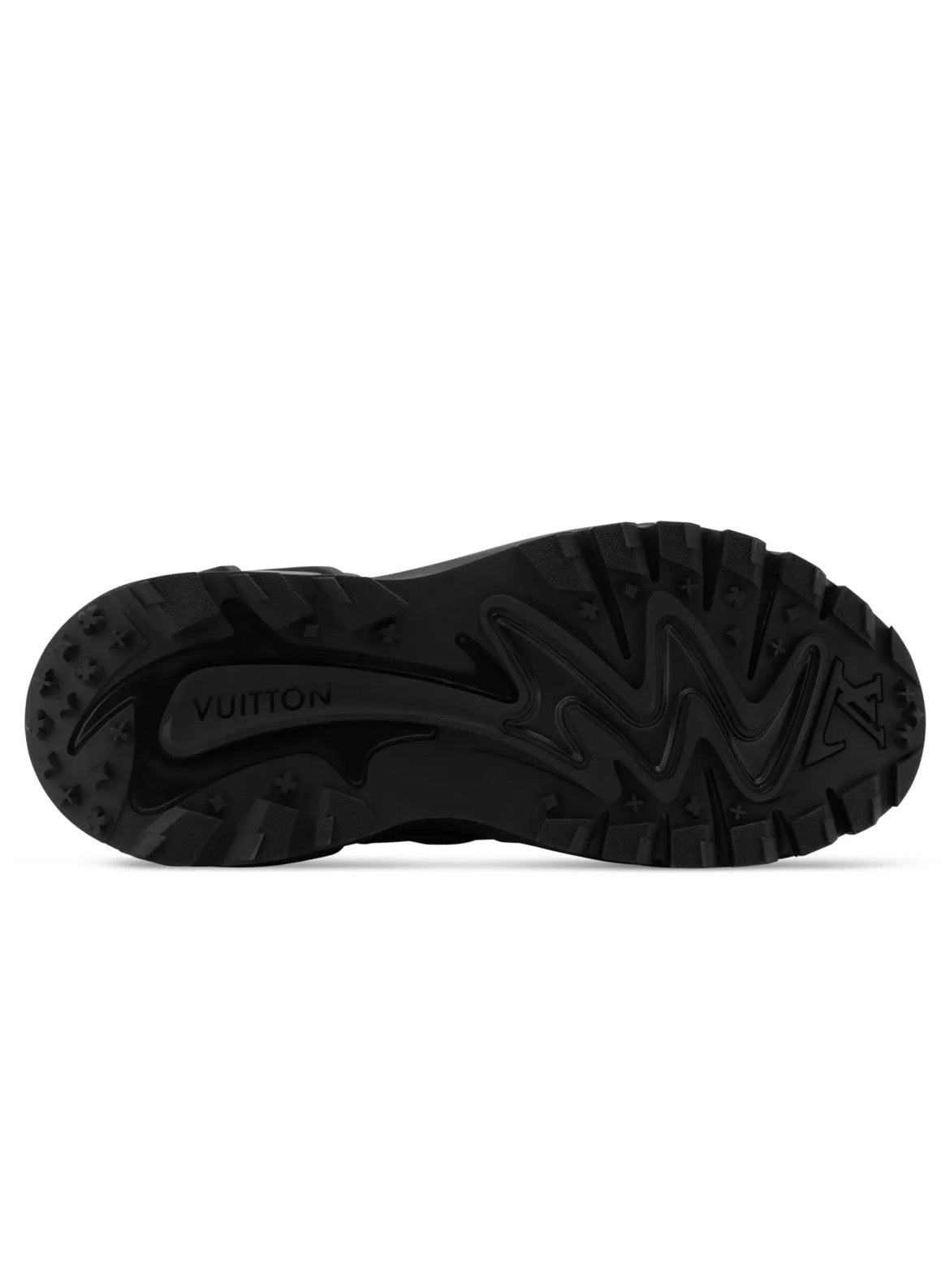 Sneaker Louis Vuitton LV Tatic Knit en coloris noir.