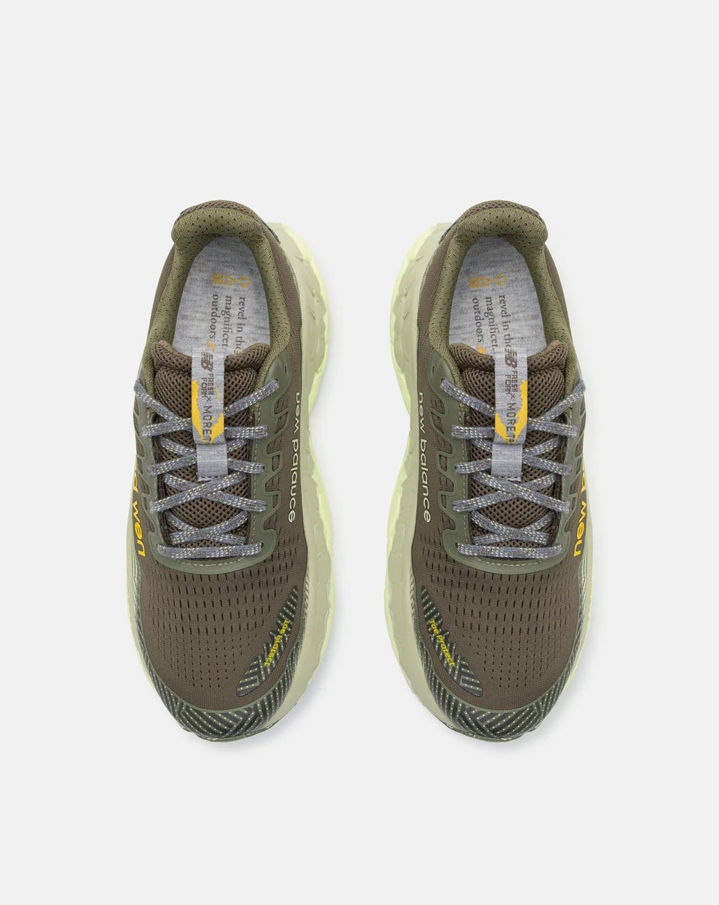 New Balance Fresh Foam X More Trail V3 (coloris Dark Camo / Kaki)