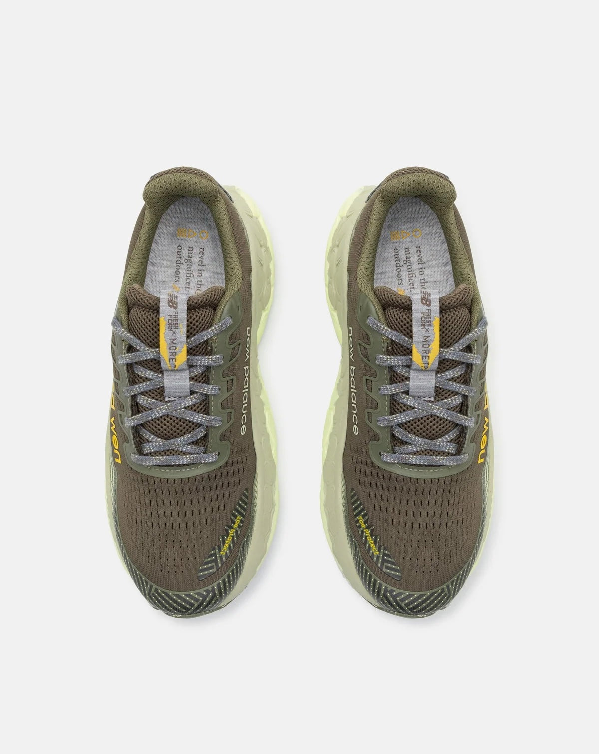 New Balance Fresh Foam X More Trail V3 (coloris Dark Camo / Kaki)