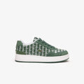 Basket Lacoste coloris vert-blanc